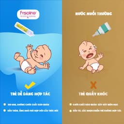Combo Nước Muối Sinh Lý FYSOLINE Hồng 40 Ống và Kháng Khuẩn Vàng 5 ống Nhỏ Mắt Mũi Miệng Hiệu Quả Cho Bé 5