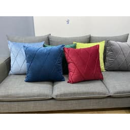 Gối tựa lưng phong cách Châu Âu họa tiết GÂN QUẢ TRÁM chất liệu nhung lụa cao cấp 3