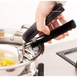 Dụng Cụ Kẹp Gắp Đồ Nóng Thức Ăn Tay Cầm Thức Ăn Đa Năng Inox Chống Bỏng 5