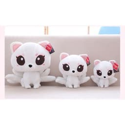 Gấu bông CỬU VỸ HỒ 9 đuôi HỒ LY Bạch Phượng Cửu Tam Sinh Tam Thế Thập Lý Đào Hoa Chẩm Thượng Thư thú bông mềm mại 2