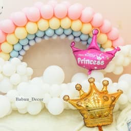 Bóng vương miện trang trí sinh nhật size to và size nhỏ 4