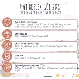 [ Túi 2kg ] Thức Ăn Hạt Khô REFLEX Cho Mèo Trưởng Thành & Mèo Triệt Sản | Mèo Trên Mây 4