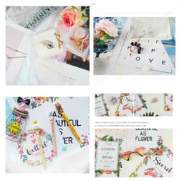 Poster 2 mặt chụp ảnh lookbook trang trí sản phẩm 27*20cm ( Poster mùa hè ) 9