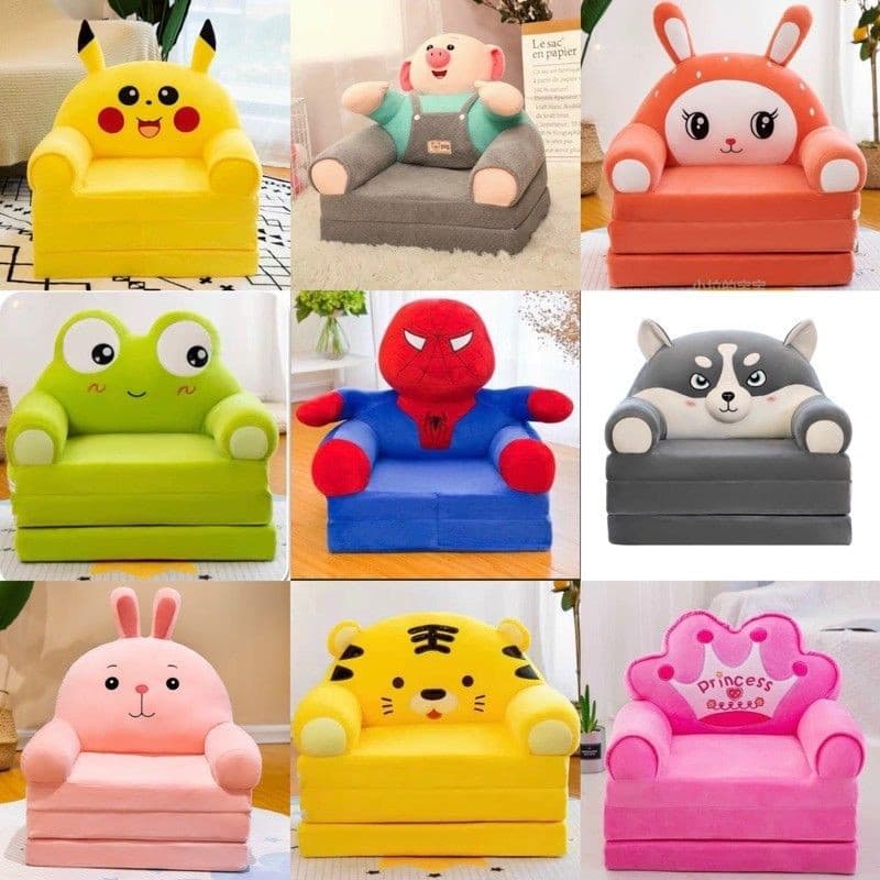 Ghế Sofa Giường - Ghế Lười Hình Thú Cho Bé 3 Tầng MIU GẤU XINH