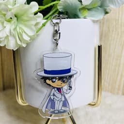 (mua 1 tặng 1) (new) ( Mica trong ) Móc khóa Conan Thám Tử Lừng Danh quà tặng xinh xắn dễ thương anime chibi 3