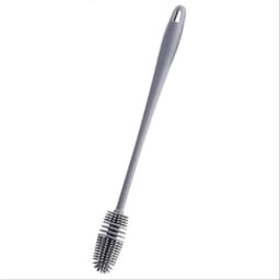 Bàn chải silicon vệ sinh ly cốc cán cầm dài 7