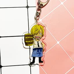 (mua 1 tặng 1) ( Mica trong acrylic ) Móc khóa One Piece Đảo Hải Tặc ver Kanpai quà tặng xinh xắn dễ thương anime chibi 8