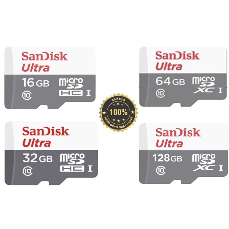 Thẻ nhớ SandiskA1 32GB , thẻ nhớ16G 32Gb 64GB 128GB,microSDXC 80MB/s bảo hành 60 tháng