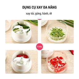 Máy xay tỏi ớt mini đa năng - Giải pháp hoàn hảo cho gian bếp bạn! 4
