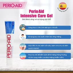 Kem đánh răng diệt khuẩn, ngăn ngừa nha chu, mảng bám và viêm nướu Perio.Aid Intensive Care 75ml 2