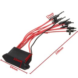 Bộ tạo ion âm công suất cao 10 râu 100 triệu ion khử khói khử mùi (phích cắm + dây 1m2) 2