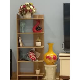 Kệ sách gỗ 5 tầng kệ góc tường đa năng gỗ MDF trang trí phòng khách ngủ, Đồ gỗ Mỹ Sinh gia đinh 1