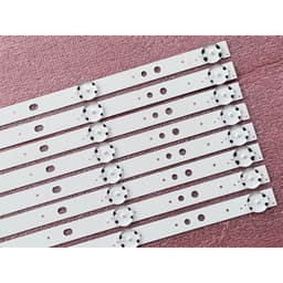 THANH ĐÈN LED TIVI PANASONIC 49DS630 49DS500 49ES500 49EXW504 49ESW404 HÀNG MỚI 100%, BỘ 8 THANH, MỖI THANH 5 BÓNG 3V 3