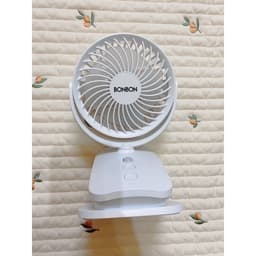 Quạt Kẹp Xe Đẩy Pin Trâu Bonbon - Mini Most Xoay 360 nội địa Hàn Quốc 7