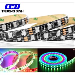 ĐÈN LED DÂY FULL MÀU WS2811 60LED/MÉT CUỘN 5 MÉT ĐIỆN ÁP 12V 1