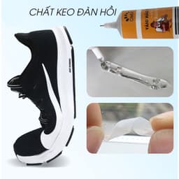 Keo dán giày, dép siêu dính dùng nhiệt trong suốt SHOES CARE không tổn thương da X5 4