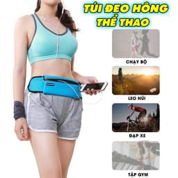 Túi Đeo Bụng, Túi Đựng Điện Thoại Chạy Bộ chất dày dặn SIÊU TỆN lợi 2