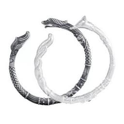 Cặp Vòng Đôi Long Ly Tam Sinh Tam Thế Hắc Long Hồ Ly Cổ Phong Trung Hoa Kiềng Tay Quà Tặng Tình Nhân 4