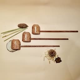 Gáo múc rượu gỗ dừa cao cấp, gáo dừa múc rượu hàng loại 1 dày dặn bền theo thời gian 3