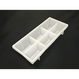 khay làm đá 6 viên to tiện lợi, khuôn làm đá nhựa nhựa dẻo cao cấp 6961 5