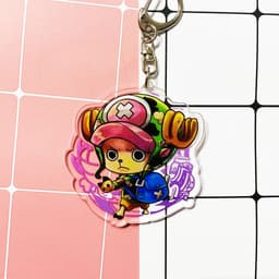 (Mua 1 tặng 1) Móc khóa One Piece Đảo Hải Tặc Chopper quà tặng Mica trong acrylic in hình anime chibi 5