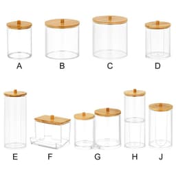 KUNHEV Hộp Đựng Bông Tẩy Trang Bằng Acrylic Trong Suốt 3