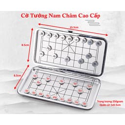 [GIFT] Bộ cờ tướng mini bỏ túi Hộp đựng cờ tướng gắn nam châm Size gấp gọn 8 x 15mm Quà tặng độc đáo 3