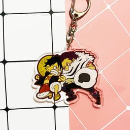 (mua 1 tặng 1) ( Mica ) Móc khóa One Piece Đảo Hải Tặc ver đồng chí quà tặng dễ thương anime chibi 4