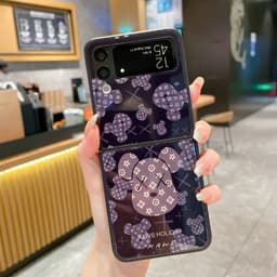 Ốp Samsung Z Flip 3 - ZFlip3 - Z Flip3 - Flip3 5G họa tiết gấu dễ thương nhiều mẫu phủ bóng chống bẩn 6