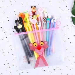 Combo 20 Bút Bi Nước Hoạt Hình Hot, Ngòi 0,5mm, Nhiều Mẫu Độc Đáo 2