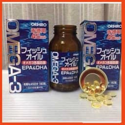 Dầu cá Omega 3 Orihiro Fish Oil Nhật Bản hộp 180 viên 4