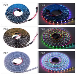 ĐÈN LED FULL MÀU NEOPIXEL ARGB WS2812B 60LED/MÉT CUỘN 5 MÉT ĐIỆN ÁP 5V 5