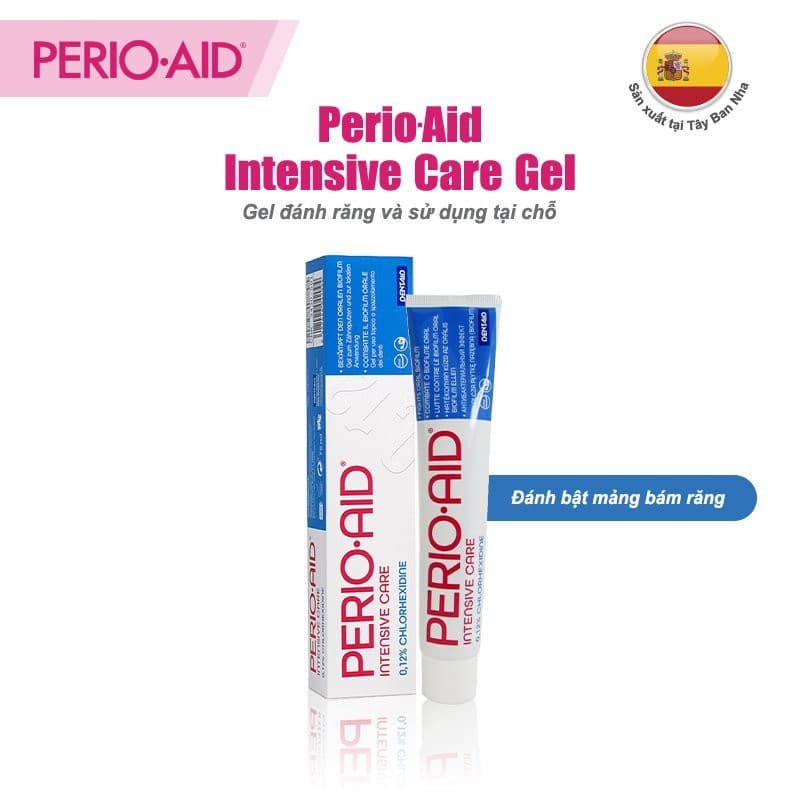 Kem đánh răng diệt khuẩn, ngăn ngừa nha chu, mảng bám và viêm nướu Perio.Aid Intensive Care 75ml