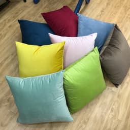 Gối tựa lưng sofa màu trơn vải nhung cao cấp 13 màu có sẵn cỡ 45*45cm 8