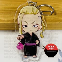 ( Mua 1 tặng 1 ) Móc khóa TOKYO REVENGERS ver MẶC YUKATA ĐI CHỢ ĐÊM Kịch Trường Của Takemichi anime chibi 9