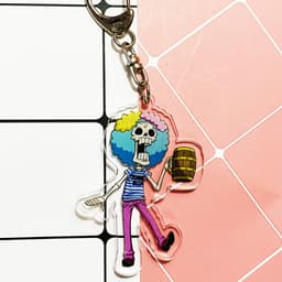 (mua 1 tặng 1) ( Mica trong acrylic ) Móc khóa One Piece Đảo Hải Tặc ver Kanpai quà tặng xinh xắn dễ thương anime chibi 7