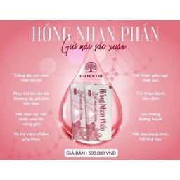 Hồng Nhan Phấn Bách Y Sâm Duyên Thị TRẮNG SÁNG DA MỜ NÁM Hộp 10 gói, 30 gói, 60 gói x 3gr (Mẫu Mới Dạng Bột) 8