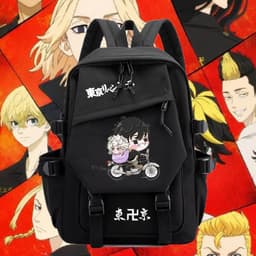 Balo vải khoá chéo Tokyo Revengers cặp sách Đi Học in hình nhân vật anime Shigeyo no Michi Peripheral 3