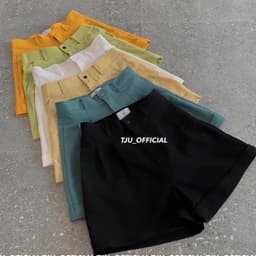 Quần Short Nữ Gập Gấu 1