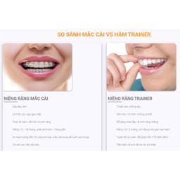 Niềng răng trong suốt niềng răng tại nhà chính hãng TRAINER - Bộ chỉnh nha dành cho người lớn và trẻ em A1 + A2 + A3 4