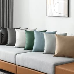 Gối tựa lưng phong cách Châu Âu chất liệu Simili đơn sắc sang trọng giả da Limiho Shop 7