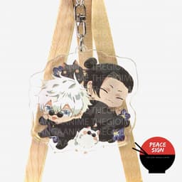 (mua 1 tặng 1) ( Mica ) Móc khóa JUJUTSU KAISEN ver COUPLE - CHÚ THUẬT HỒI CHIẾN quà tặng chibi anime 4