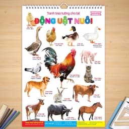 Tranh treo tường 14 chủ đề đồ chơi thông minh giúp bé nhận biết thế giới xung quanh 7