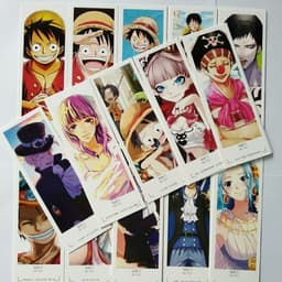 Bookmark anime bảng 6 tấm mẫu 2 hộp ảnh tập ảnh đánh dấu sách kẹp sách tiện ích dụng cụ học tập 36 tấm anime chibi 5