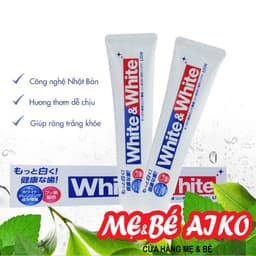 Kem Đánh Răng White & White Nhật Lion 150g 1
