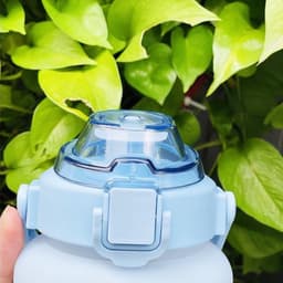 Bình Đựng Nước Nhựa An Toàn 2L Dễ Thương Có Vạch Báo Giờ Uống Nước 9