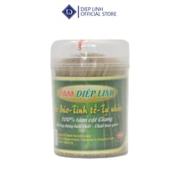 Tăm Vip Xỉa Răng Cao Cấp Diệp Linh 100%, Tăm Vip Cật Giang Loại Đặc Biệt Nhỏ Mịn Tránh Làm Tụt Lợi 2