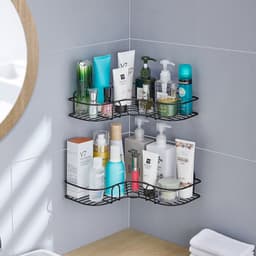 Kệ Góc Nhà Tắm Thép Không Gỉ JYoohome Kệ Dán Tường Tam Giác Nhà Bếp Phòng Tắm Chịu Tải 5KG 6