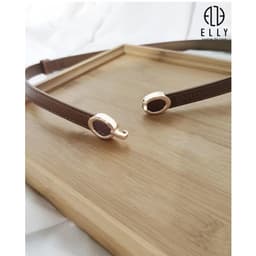 [Tặng hộp 20.10] Thắt lưng nữ ELLY ED62 khóa móc cài da thật cao cấp dây nịt nữ thời trang chính hãng 8