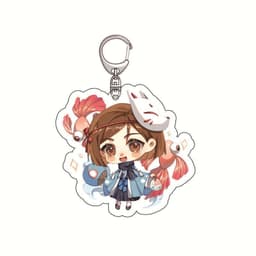 (Mua 1 tặng 1) Móc khóa JUJUTSU KAISEN ver LỄ HỘI - CHÚ THUẬT HỒI CHIẾN anime chibi mica trong acrylic 7